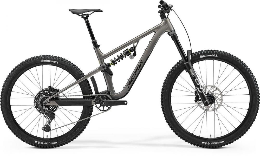 Merida ONE-SIXTY FR 400 warm slate M grau - modernes Enduro-Fully für anspruchsvolle Trails