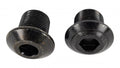 BROSE ISIS Spline Kurbelarm Schrauben Set - M15x1.0 15mm - 8mm Innensechskant - Stahl schwarz (2 Stück) - Kurbelarm-Schrauben