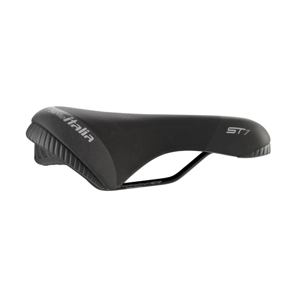 Selle Italia ST 1 L1 City-/Commuter-Sattel 166×261 mm FeC-Alloy Gestell Soft-Tek Bezug Light-Gel Hi-Viz
