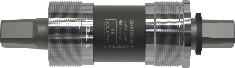 SHIMANO Innenlager UN300 68/122 - 5 mm BSA - zuverlässiges BSA-Patronenlager für Trekking- und Citybikes