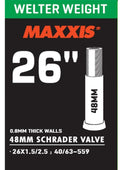 Maxxis Schlauch WelterWeight 26x1.50-2.50\" (40-63/559) AV 48mm