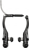 SHIMANO DEORE Trekking BR-T610 VR V-Brake schwarz, mit Bremszugführung und Bremsbelägen.