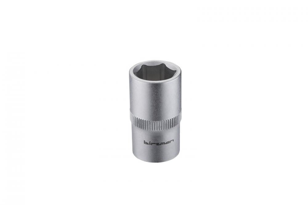 Birzman 1/2 Zoll Steckschlüssel 6-Kant 14 mm Silber - Fahrradwerkzeug für Profis