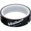 Vision Tubeless Felgenband Road 21 mm Schwarz-weiß - zuverlässige Abdichtung für Tubeless-Laufräder