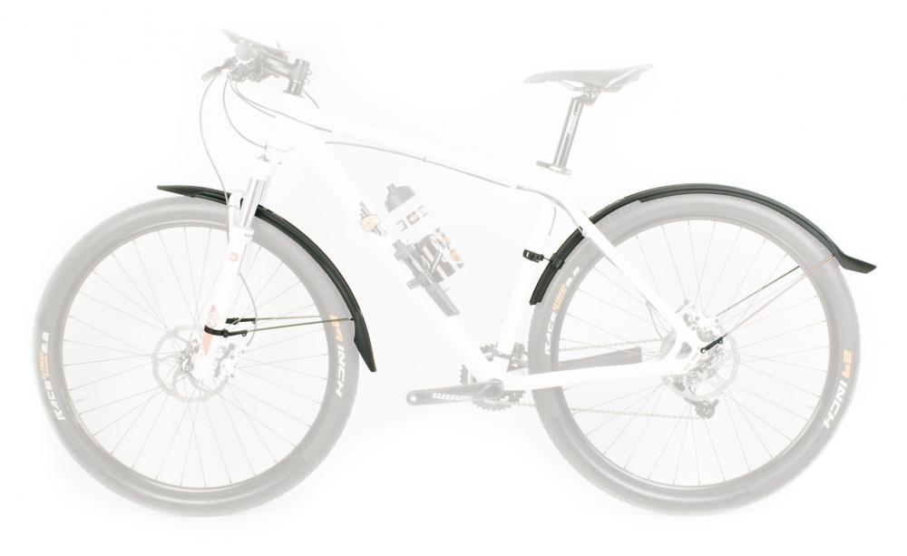 SKS Schutzblech-Set Velo 65 Mountain 29 Zoll an einem MTB montiert für optimalen Spritzschutz vor Schmutz.
