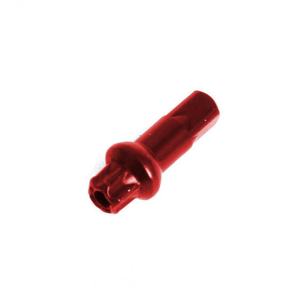 DT Swiss Alu-Nippel Squorx Pro Head 15 mm Rot - montagefreundlicher Leichtbau-Nippel
