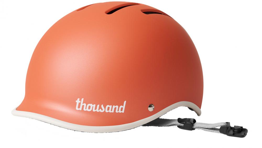 Thousand Heritage 2.0 Fahrradhelm Apricot Crush S 54-57 cm - Vintage Design, Belüftung, Eco-Leder Riemen, sicheres Magnetverschluss-System