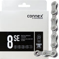 Connex Wippermann 8SE E-Bike Fahrradkette, 8-fach, Edelstahl-Innenglied, 124 Gl., inkl. Connex Link