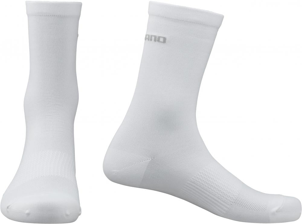 SHIMANO PERFORMANCE SOCKS WHITE Größe S/M WHITE - atmungsaktive Radsocken