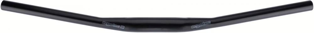Ergotec Flat Bar Fahrradlenker, schwarz, 31.8mm Klemmung, 660mm breit, 12 Grad Kröpfung.
