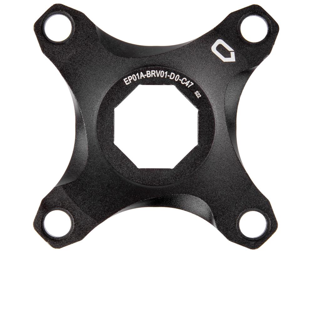 M-Wave E-Bike Spider Alu 47 mm/BCD 104 mm Schwarz - Kettenblatt-Adapter für Bosch Gen3