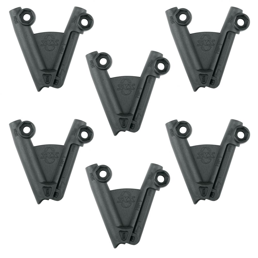 ESC V-Adapter Strebenaufnahme, 6er-Set stabiler Adapter für Fahrradrahmen, einfache Montage, kompatibel mit verschiedenen Modellen, langlebiges Material