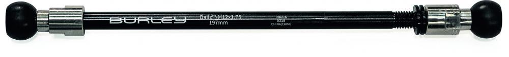 Burley Steckachse COHO XC M12x1.75, 197 mm Schwarz - Adapter für 12 mm Hinterradachsen