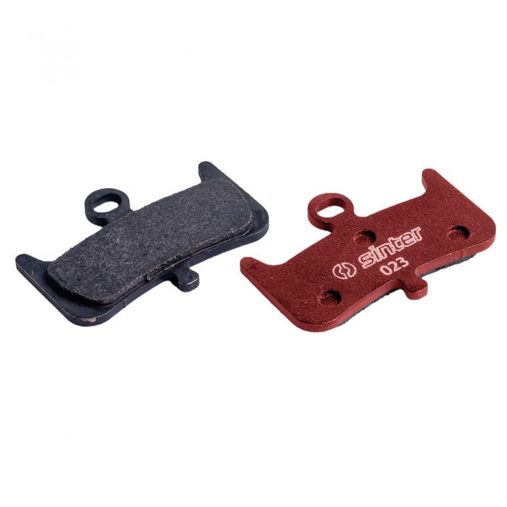 Scheibenbremsbelag Sinter 023 Hayes organisch, MTB Standard, rot, Set