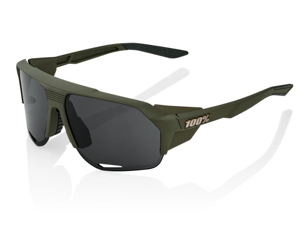 100% Norvik - Smoke Lens unis Soft Tact Army Green - High-Performance Sportbrille
