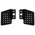 Vision Einstellplatten für Armauflagen Set Schwarz - präzise Einstellung der Auflagenposition
