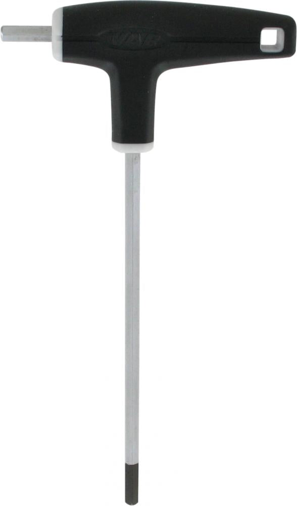 VAR Innensechskantschlüssel CL-18000 4 mm - ergonomischer T-Griff für präzises Arbeiten