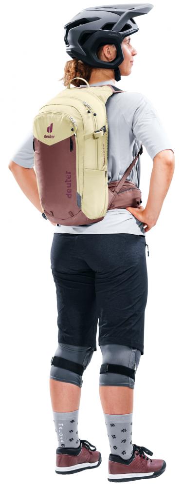 Deuter Compact 12+3 SL Damen Fahrradrucksack 12 Liter jade-sand - Stabiler Sitz & gute Passform