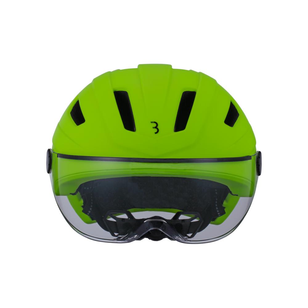 BBB Cycling Helm Move Face Shield M neon - sicherer Speed-Pedelec- und E-Bike-Helm