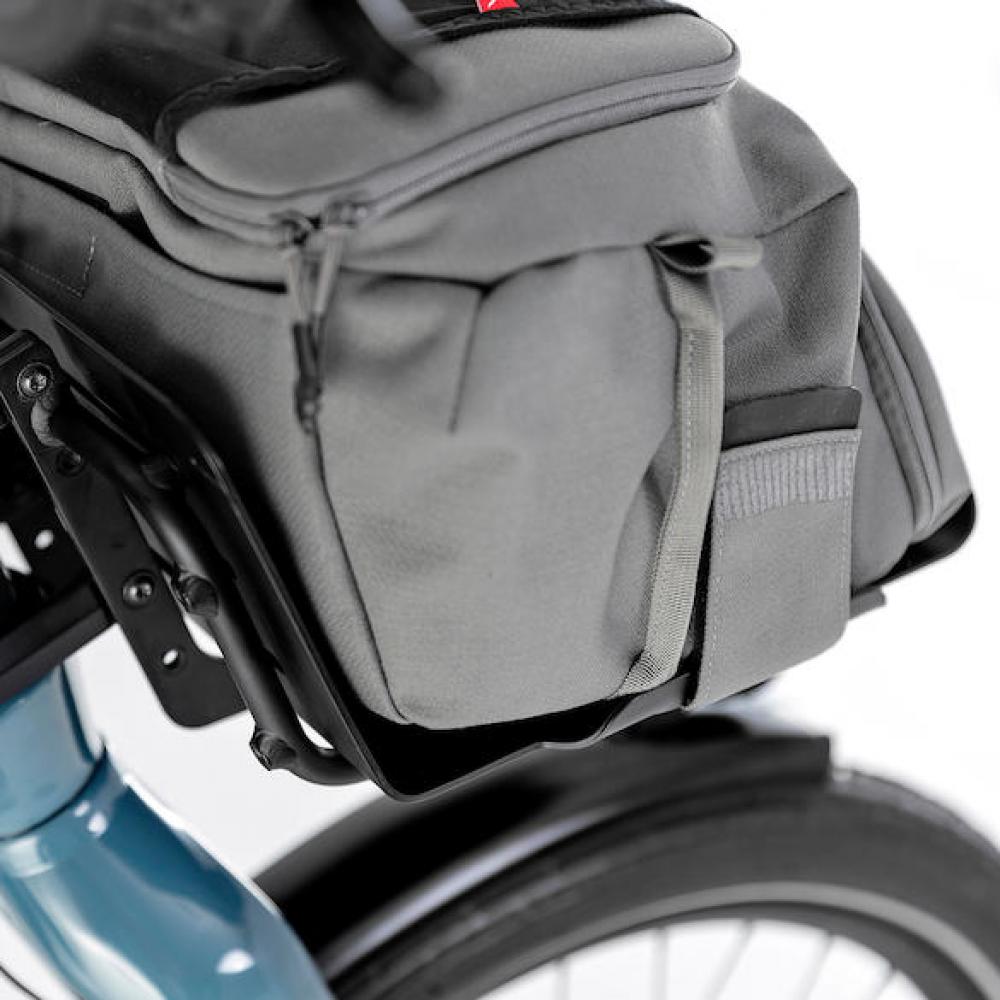 Centurion Tasche für Gepäckträger E-Trekking Front 34 x 26 x 16 cm Anthrazit - praktische Front-Gepäcktasche