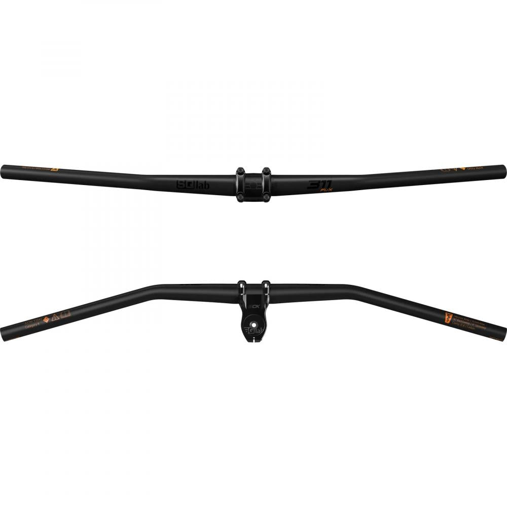 FL-X 31.8 mm SQlab Lenker 311 FL-X Carbon 16° low Ø 31 - 8 mm 740 mm Rise 15 mm schwarz