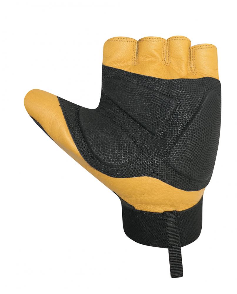 CHIBA Argon III - Rollstuhl-Handschuhe schwarz XL, Gelpolster, atmungsaktiv, ergonomisch