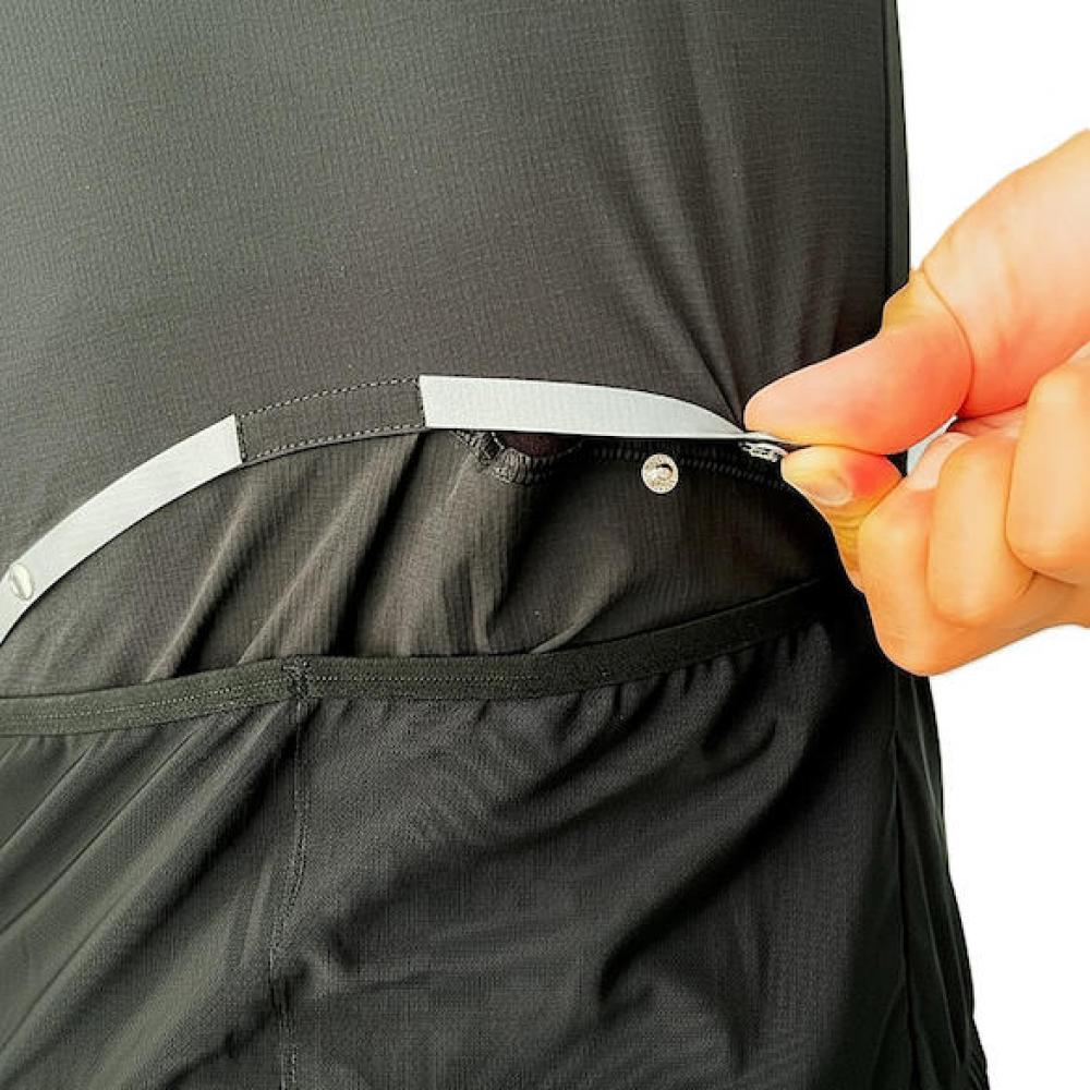 VeloToze Weste Core Shield L Schwarz - winddichter Kälteschutz für Ganzjahresfahrer