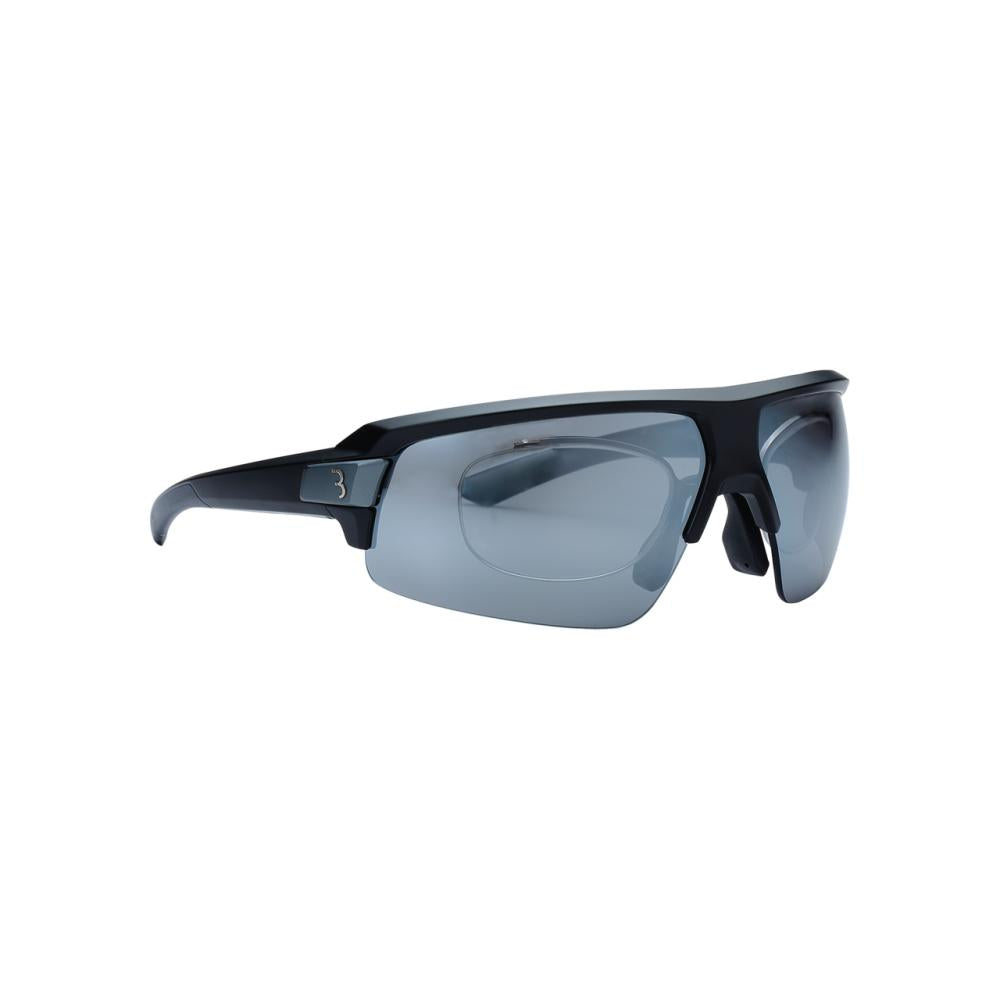 BBB Cycling BBB Sportbrille Impulse Optic schwarz Einheitsgröße schwarz - klare Sicht für Brillenträger