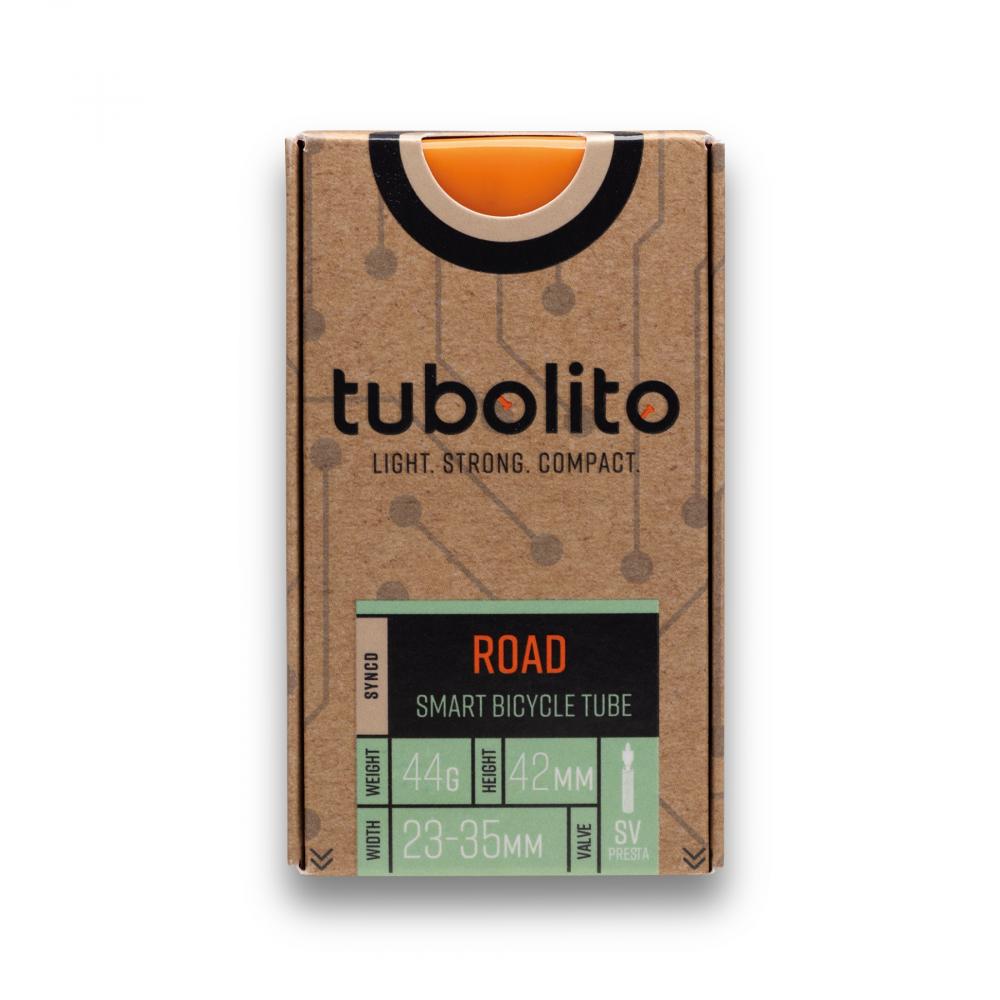 Tubolito Tubo-ROAD SYNCD 23/35-622 SV 42 mm Rennradschlauch Orange