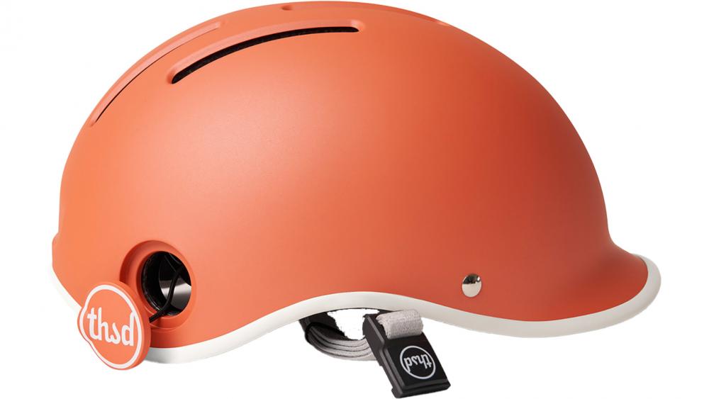 Thousand Heritage 2.0 Fahrradhelm Apricot Crush S 54-57 cm - Vintage Design, Belüftung, Eco-Leder Riemen, sicheres Magnetverschluss-System