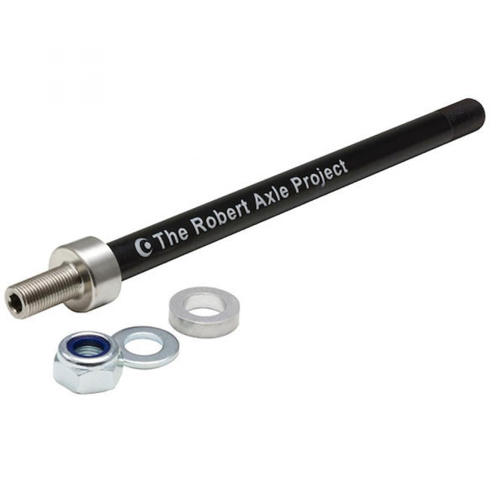 The Robert Axle Steckachse KID212 12X159/165 165 Schwarz - stabile Anhängeraufnahme für Steckachse