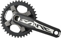 SHIMANO Kurbelgarnitur SAINT FC-M825 10-fach 175 mm ohne Kettenblatt - 10-fach, 175 mm