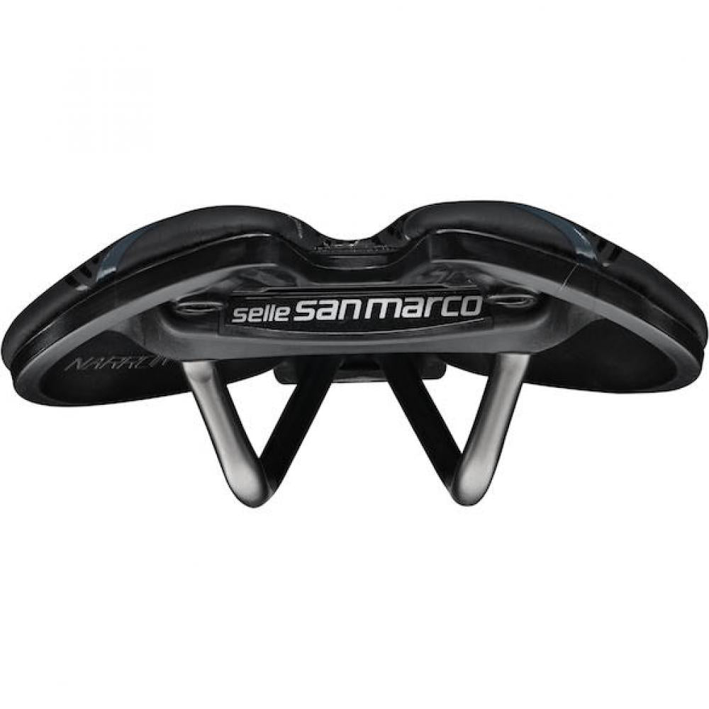 Selle San Marco Sattel Aspide Short Racing 139 x 250 mm Schwarz - kurzer Rennradsattel mit Komfort