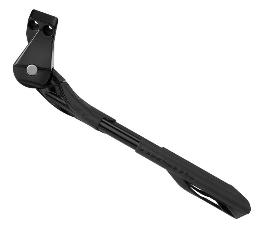 Schwarzer Ursus Wave Rear Hinterbauständer mit XLC Ständerplatte für 24-28 Zoll Fahrräder und KSA18.