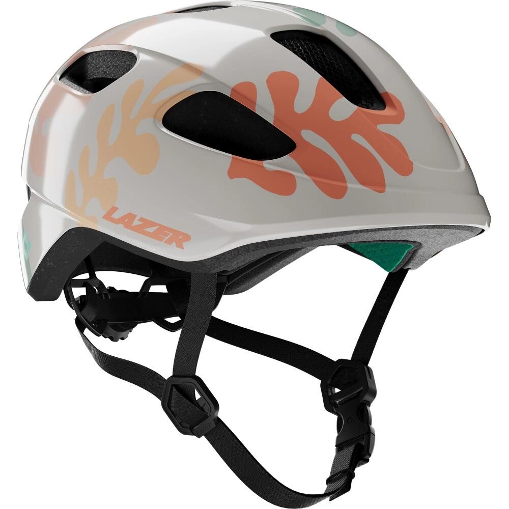 LAZER Nutz KinetiCore 2.0 Kinder-Fahrradhelm Orange Leaves - sicher & leicht