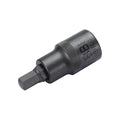 BBB Cycling 8mm HexPlug Innensechskanteinsatz BTL-110 für 1/2 Zoll Antriebe, präzises Fahrrad-Spezialwerkzeug.