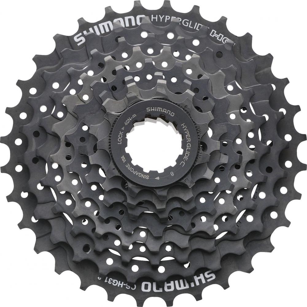 SHIMANO ALTUS CS-HG31 8-fach Fahrradkassette, 11-30 Zähne, schwarz.