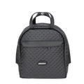Haberland Rucksack-Lenkertasche Bella schwarz - flexible Lenkertasche & Rucksack