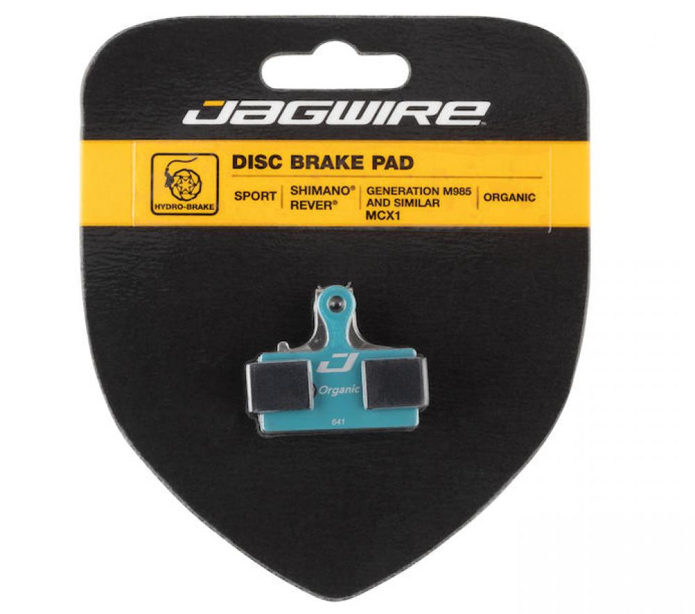 Jagwire Bremsbeläge Disc Sport Organic Blau - Leise Bremskraft & Modulation