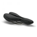Schwarzer Selle Royal Respiro Athletic Fahrradsattel mit COOLXSENIUM, Respiro Logo & Ventilation System, Unisex.