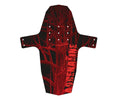 Hebie Schutzblech Swap Front 26\"|27.5\"|28\"|29\" breite 140mm schwarz rot Adrenaline Folie +5 Kabelbinder