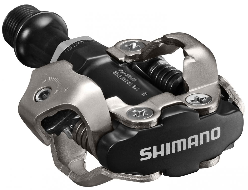 SHIMANO Pedal PD-M540 Schwarz Pedal - offene Konstruktion für Geländeeinsatz