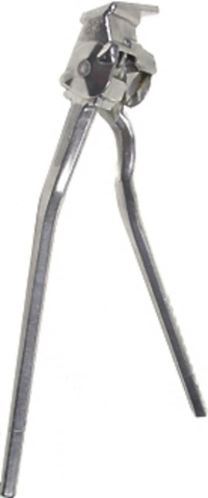 PLETSCHER Zweibeinständer 28 Zoll silber aus Aluminium-Druckguss, verstellbar, bis 35 kg Belastung.