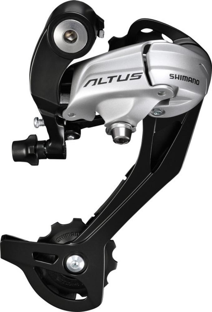 Shimano Altus RD-M370 9-fach Schaltwerk lang silber für präzise und zuverlässige Schaltperformance.