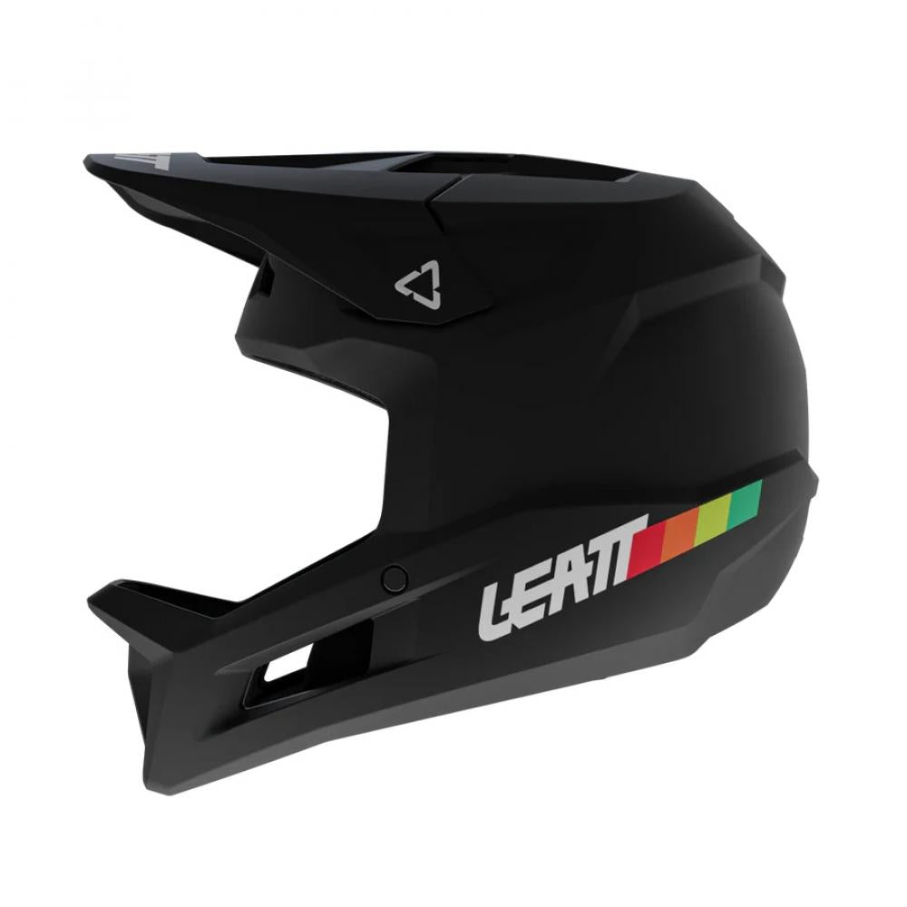 Leatt Gravity 1.0 Fullface-MTB-Helm in Schwarz, Größe XS.