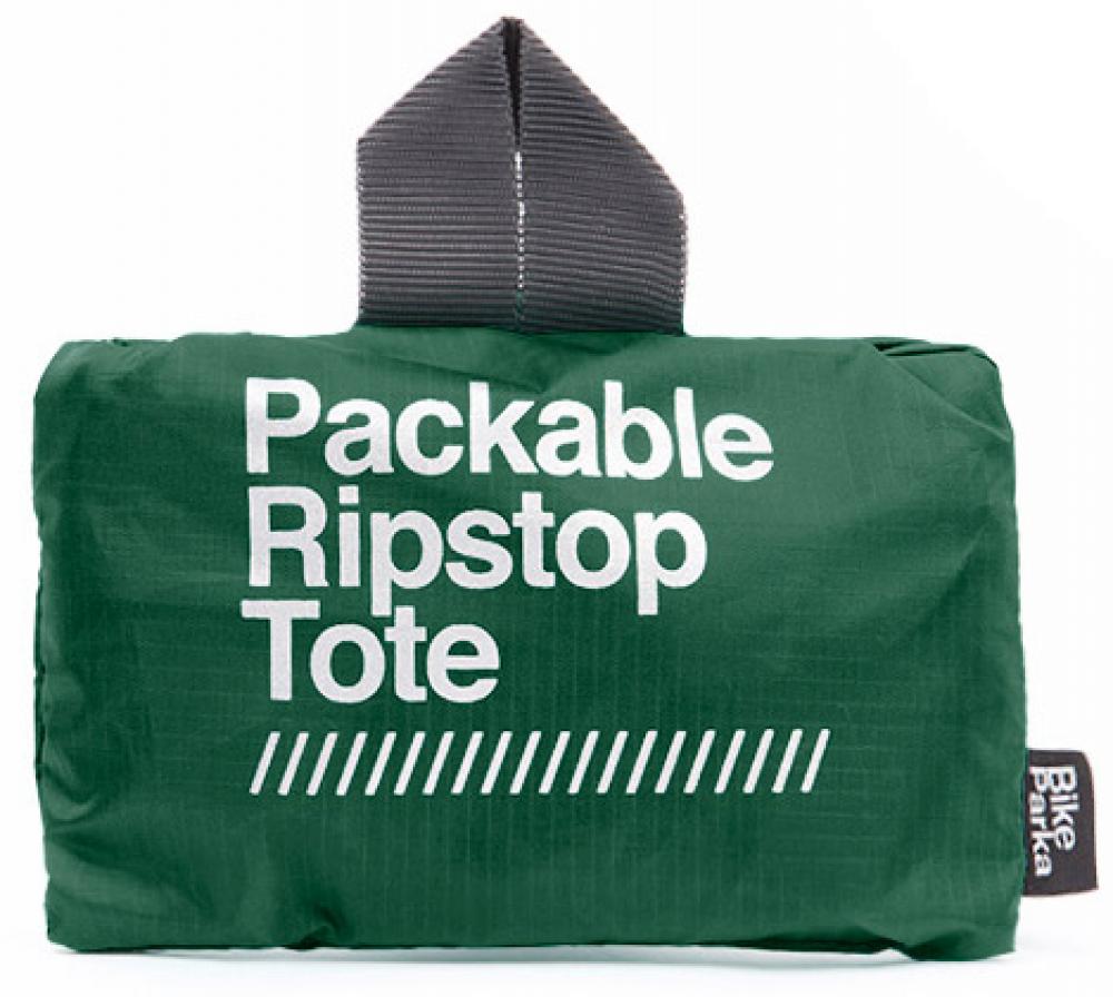 BikeParka Falttasche TOTE Green - robuste, faltbare Einkaufstasche