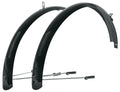 SKS BLUEMELS BASIC 24" Schutzblech-Set 53mm, schwarz, für Reifen 30-45mm, robuste Alu-Kunststoff-Konstruktion.