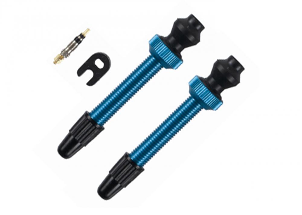 Barbieri Tubelessventil Alu SV 45mm blau VE 2 Stück