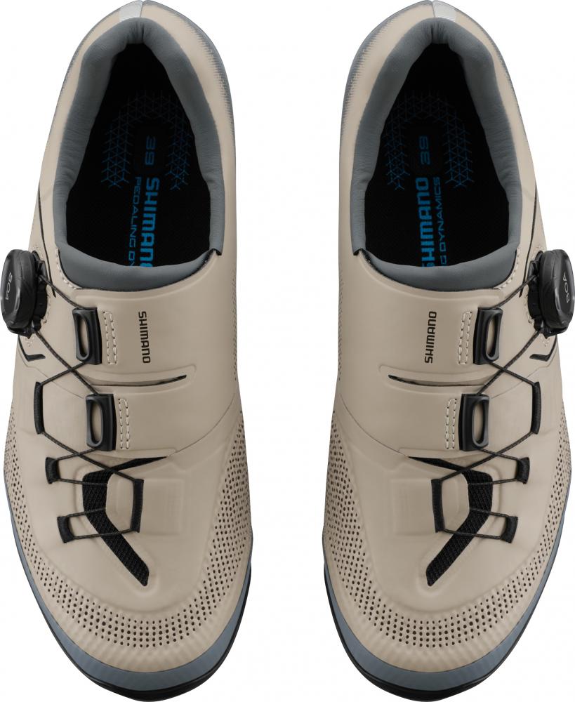 SHIMANO Fahrradschuhe XC503 Damen MTB SPD Größe 41 Beige Fahrradschuhe - BOA Verschluss und ULTREAD XC Sohle