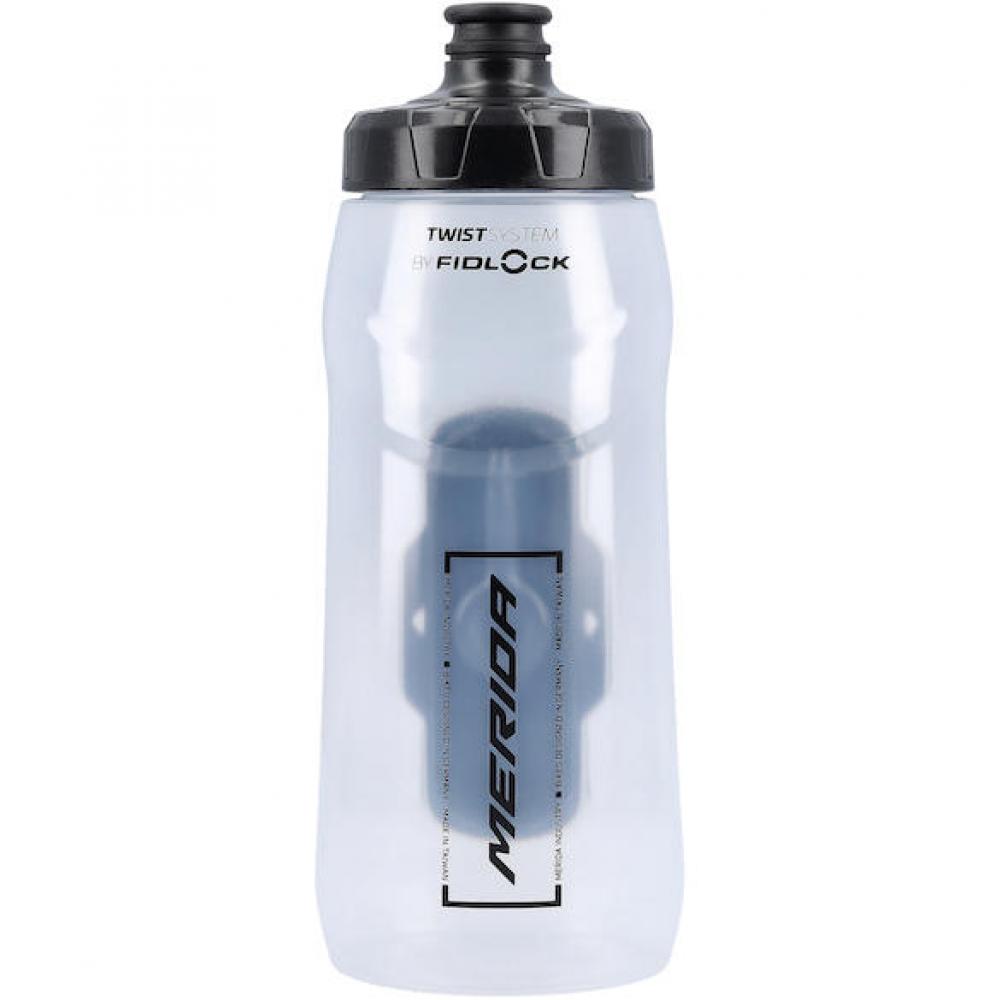 Merida Trinkflasche SWIVEL transparent 680 ml Transparent - magnetische Bike-Trinkflasche